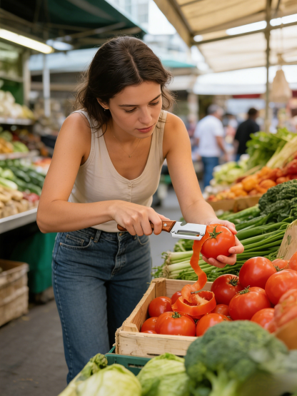 Large Stainless Steel Multipurpose Paring Knife