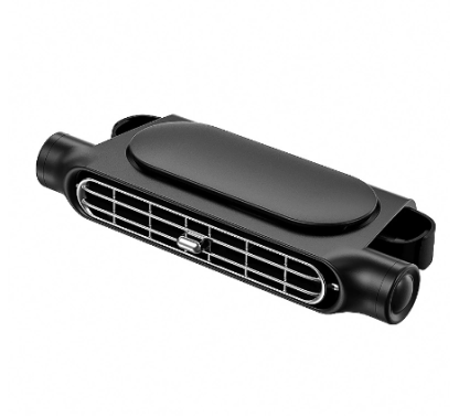 Silent car fan with high-power ventilation and cooling, USB plug-in car fan.