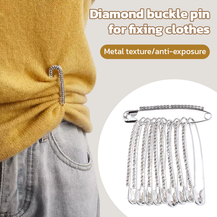 [Fashionable and safe] Simple and advanced rhinestone pin