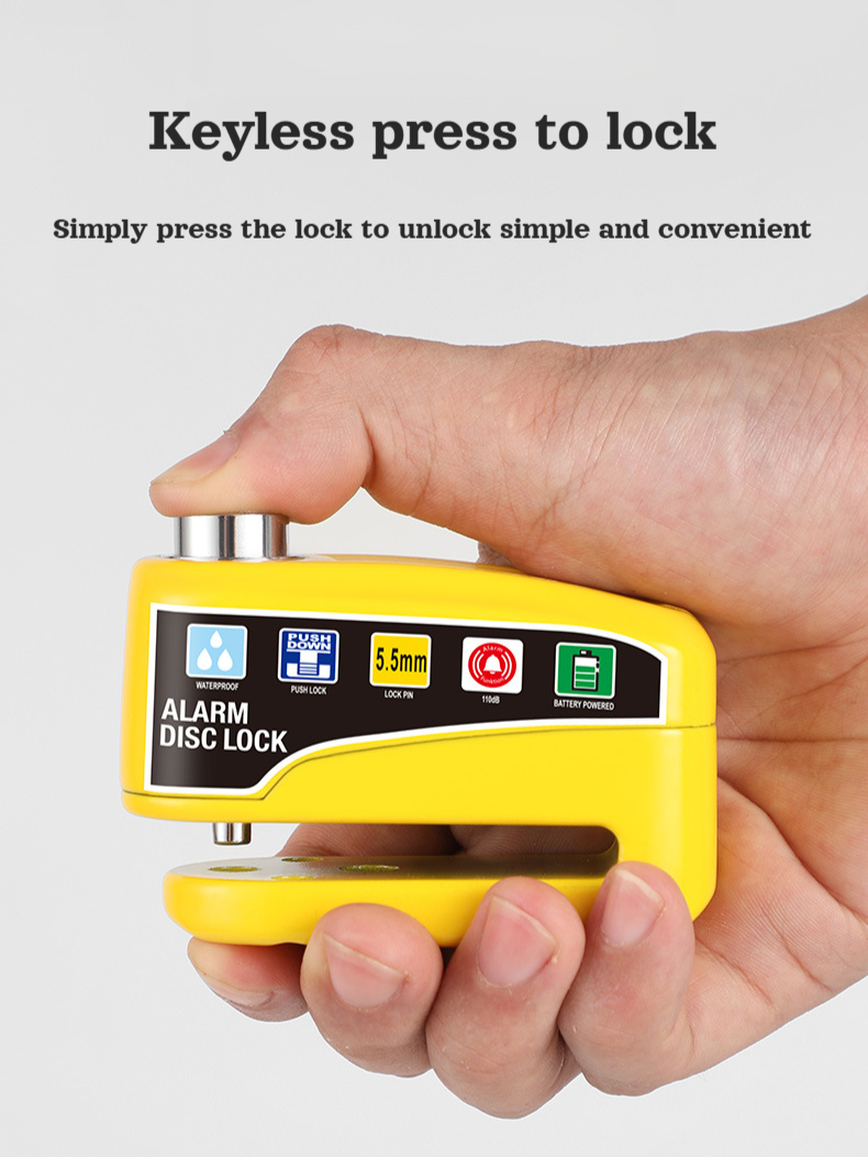 Electric car alloy brake disk locks antitheft equipment