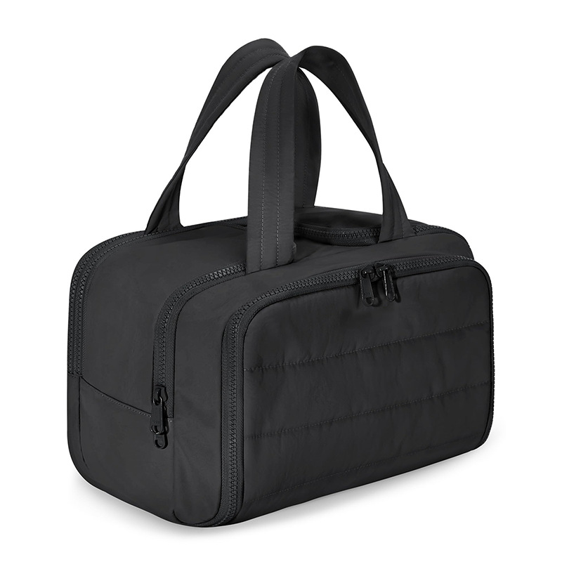 Feihong large-capacity cosmetic bag, convenient portable toiletry bag, fluffy large size with wide o
