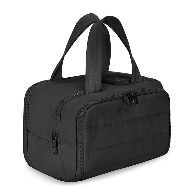 Feihong large-capacity cosmetic bag, convenient portable toiletry bag, fluffy large size with wide o