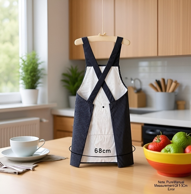 Oil-proof and Waterproof Apron with Detachable Hand Towel