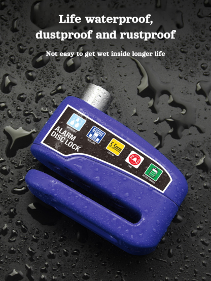 Electric car alloy brake disk locks antitheft equipment