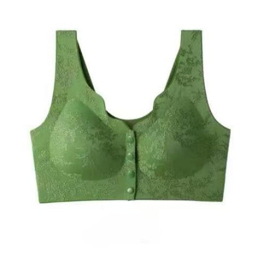 Embossed Jacquard Front Closure Bra
