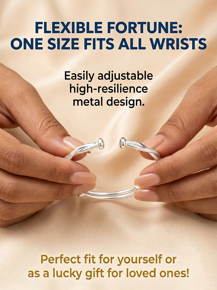 【Infinite Good Fortune】Möbius Strip Tiny Sparkling Energy Bracelet