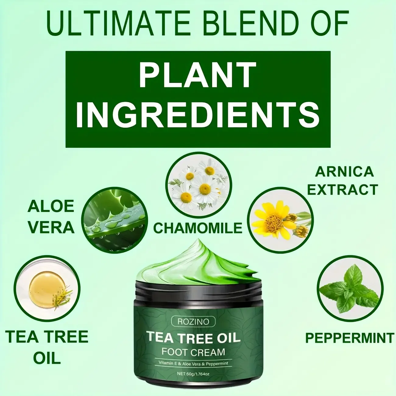 Tea tree oil hand and foot cream