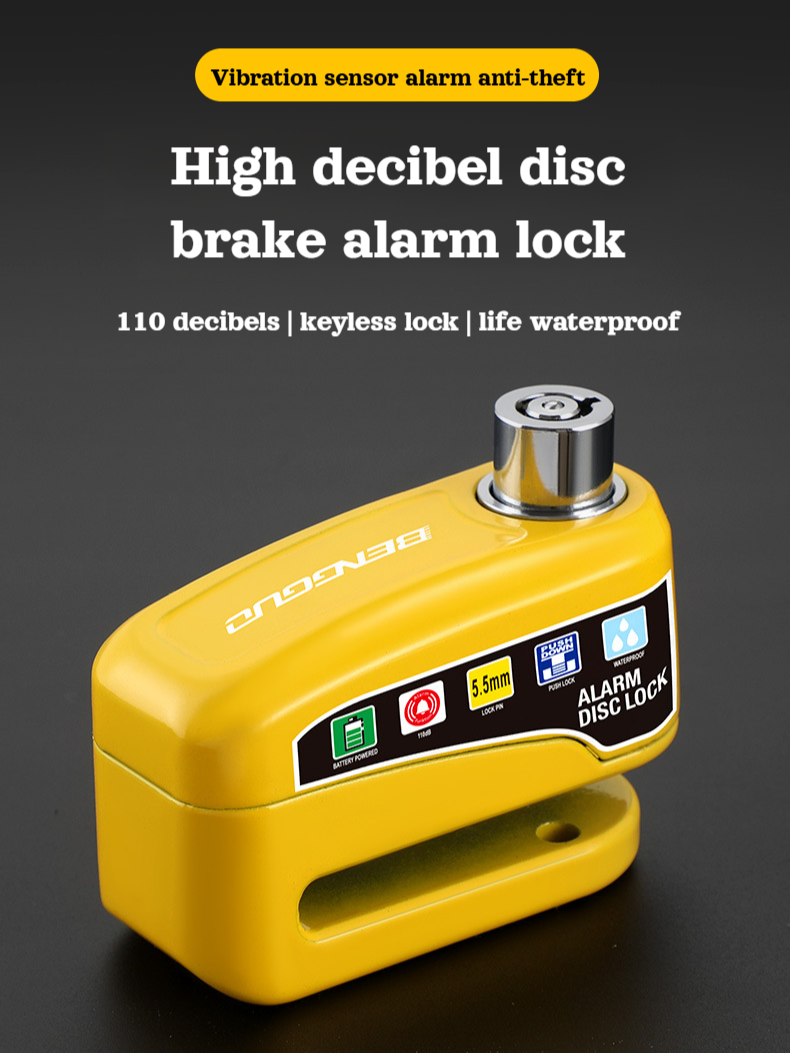Electric car alloy brake disk locks antitheft equipment