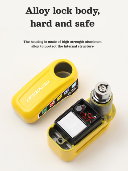 Electric car alloy brake disk locks antitheft equipment