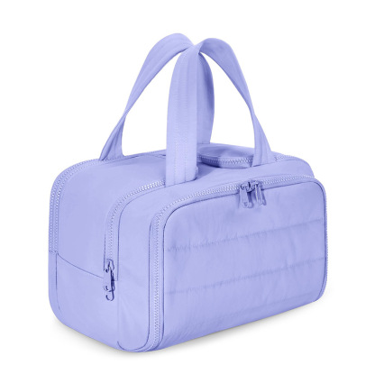Feihong large-capacity cosmetic bag, convenient portable toiletry bag, fluffy large size with wide o