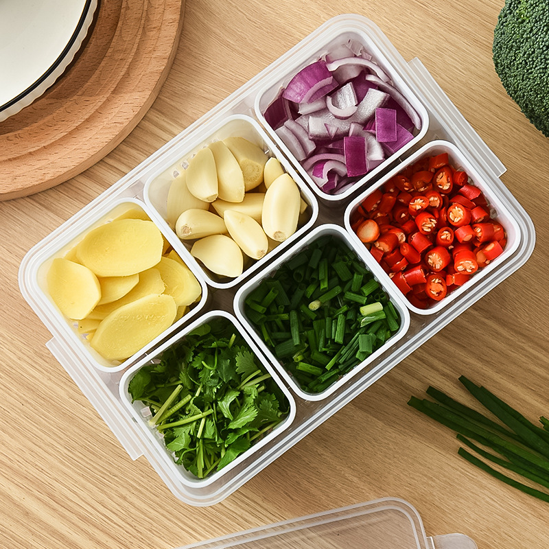 Refrigerator Draining Freshness Storage Box