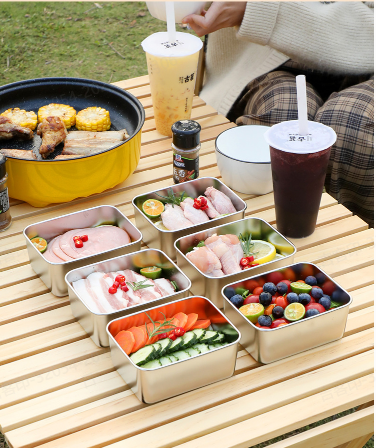 Stainless steel fresh-keeping box, sealed and fresh-keeping