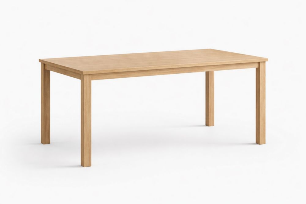 Solid Oak Dining Table 150x90x75 cm