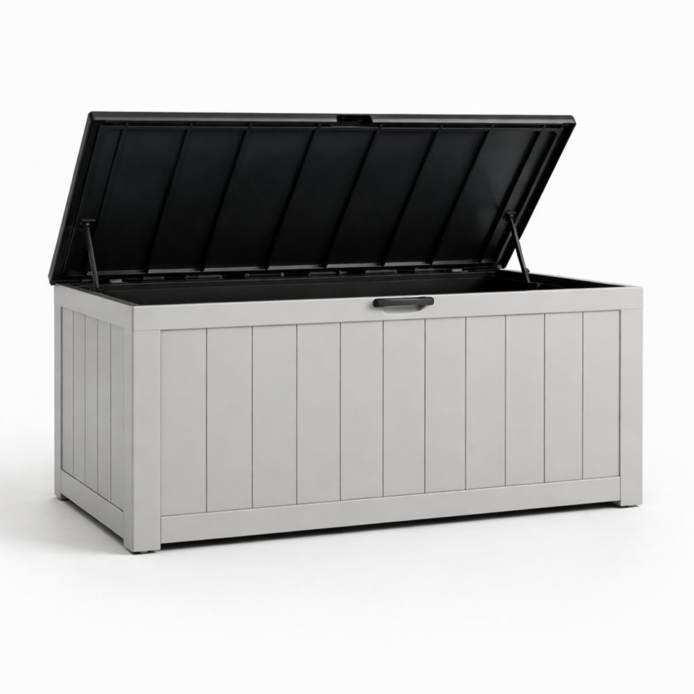 Outdoor Storage Box Polypropylene Weather-Resistant 120cm x 45cm x 55cm-Auroradore