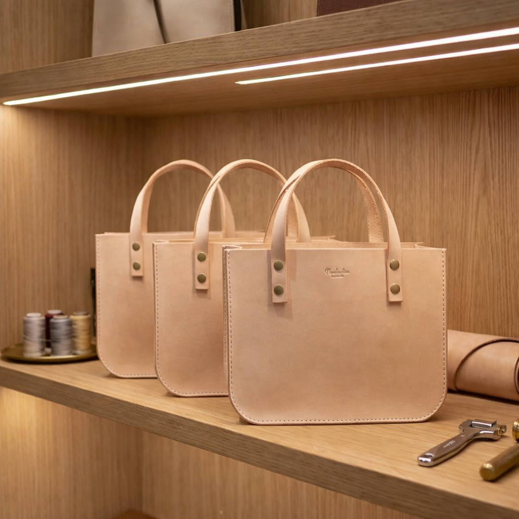 Leather Tote | Time