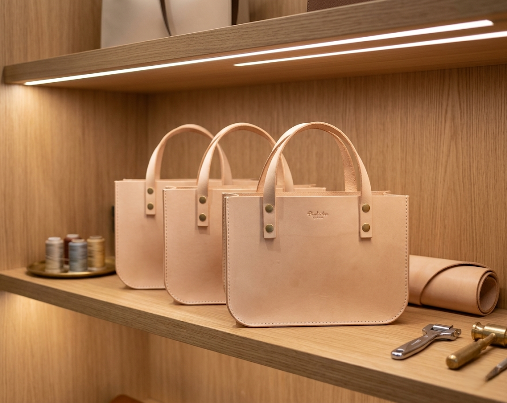 Leather Tote | Time