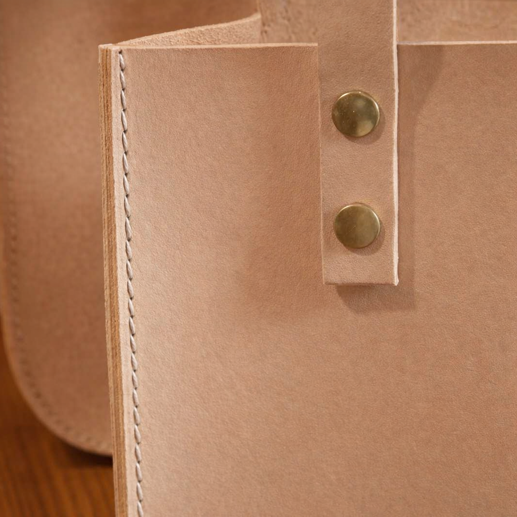 Leather Tote | Time