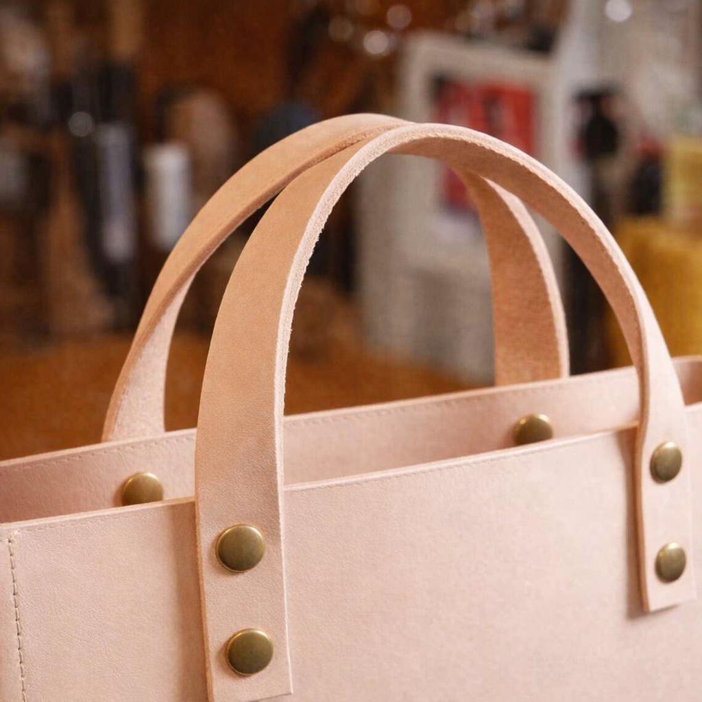 Leather Tote | Time