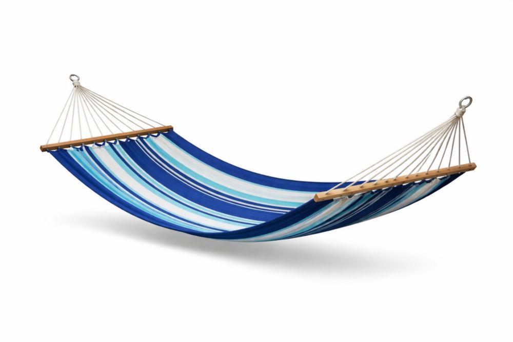 Striped Blue Hammock Canvas Fabric 200cm