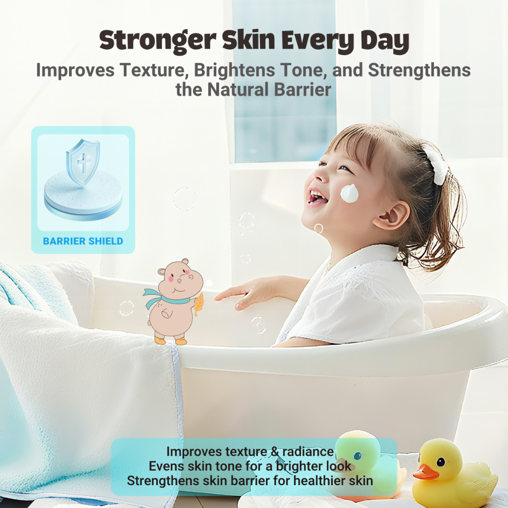 Hegerbaby Ricepure Baby Lotion - Relieves Prickly Heat Rash Gentle Soothing Moisturizes Whitens 50ml