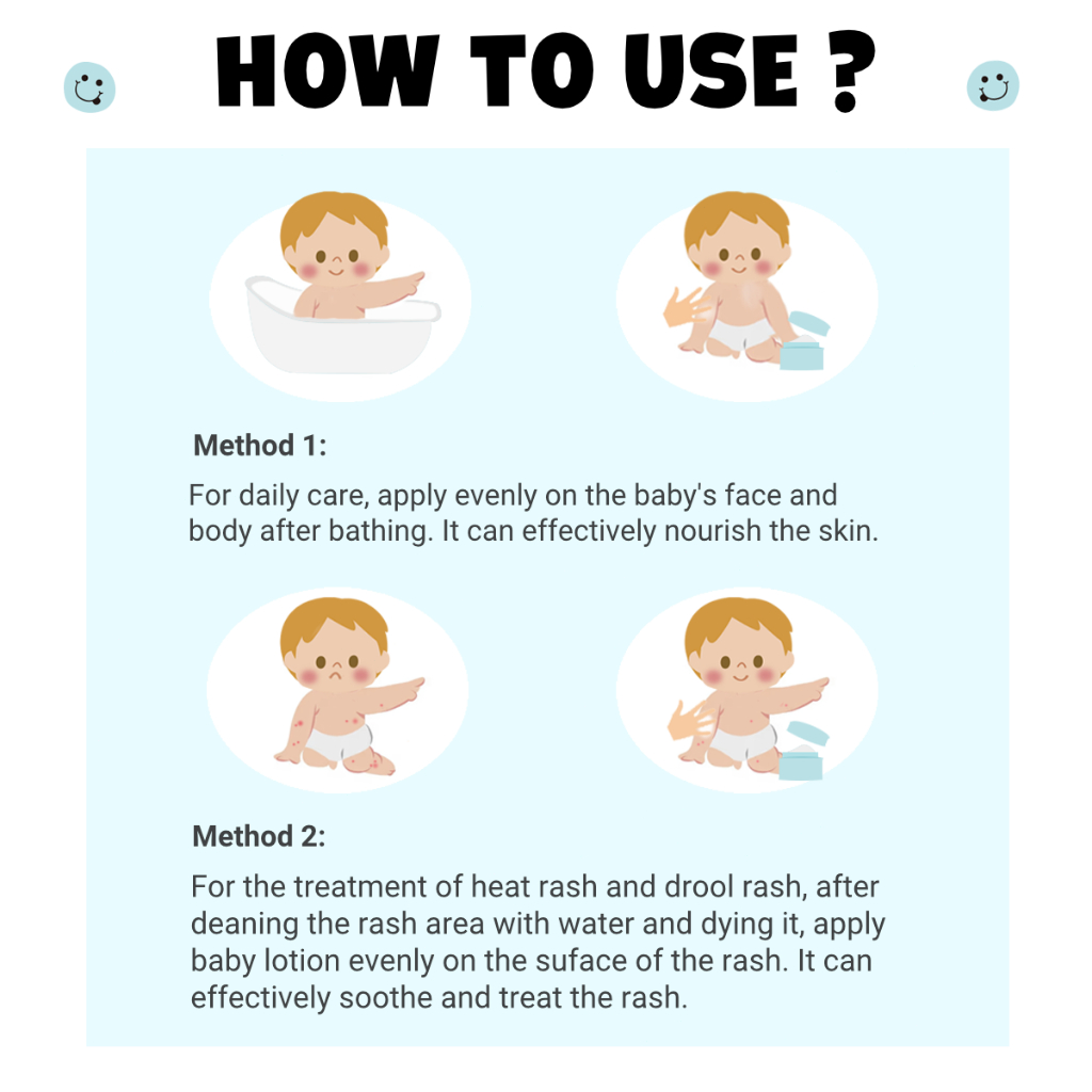 Hegerbaby Ricepure Baby Lotion - Relieves Prickly Heat Rash Gentle Soothing Moisturizes Whitens 50ml