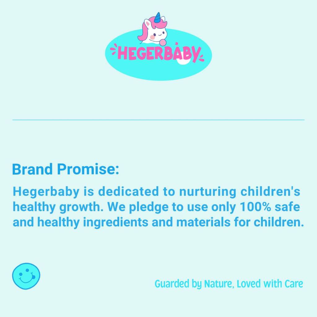 Hegerbaby Ricepure Baby Lotion - Relieves Prickly Heat Rash Gentle Soothing Moisturizes Whitens 50ml