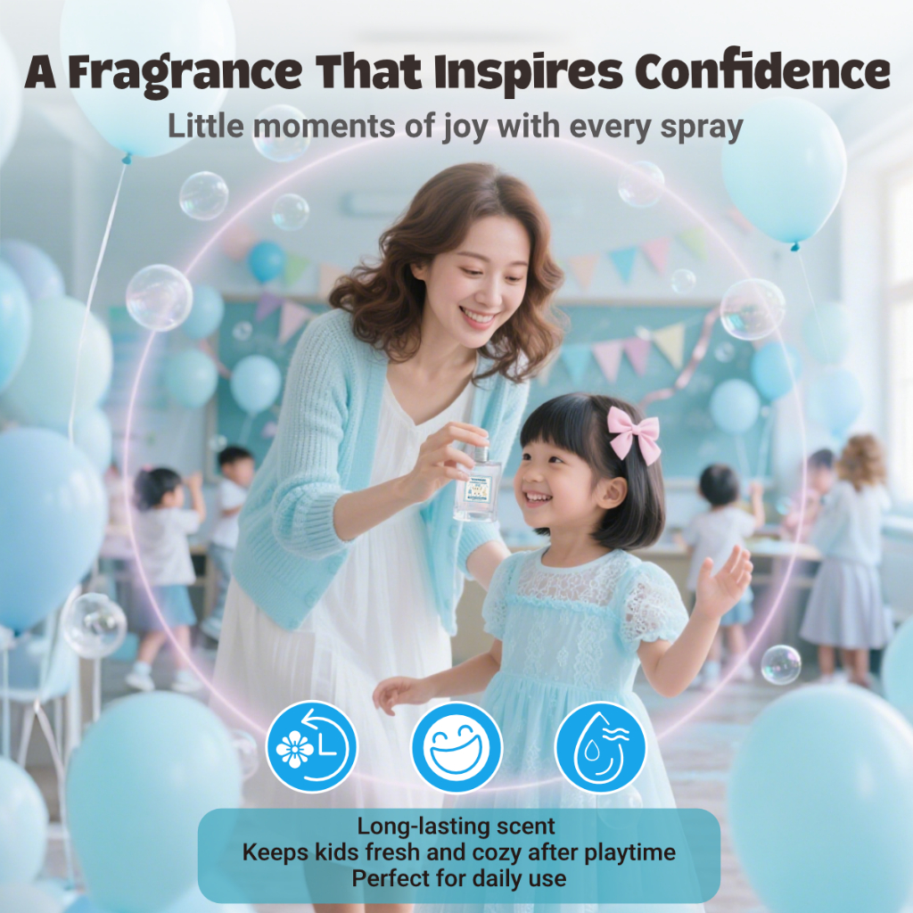 Hegerbaby LittleWhisper Cologne Baby Perfume - Long-Lasting Fragrance Gentle Safe for Kids 30ml