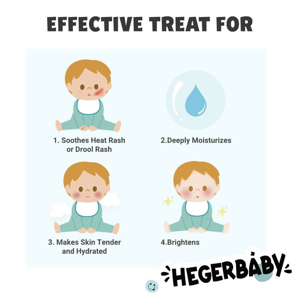 Hegerbaby RicePure Baby Lotion Prickly Heat Relief Trial Pack (1 piece 1.5ml) - Travel Essential