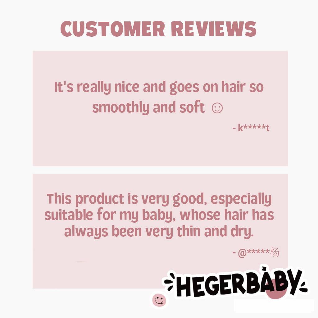 Hegerbaby Hair And Scalp Oil - Baby Oil Removes Cradle Cap Moisturizes Scalp Healthy Hair Growth