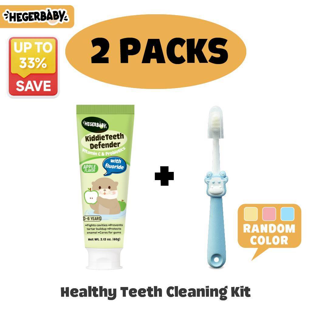 Hegerbaby Toothpaste + Bath Soak + Soothing Balm + Baby Lotion - Essential Care Package