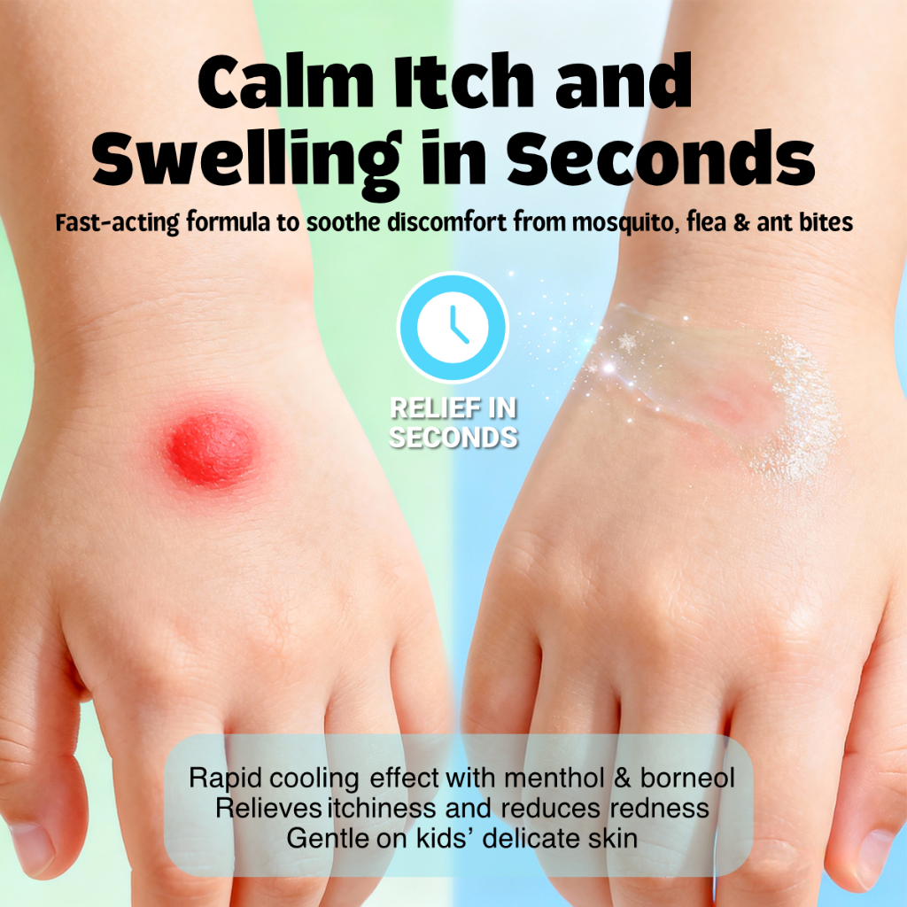 Hegerbaby Soothing Balm – Kids Infant Itch Relief Relieves Bug Bites, Repels Insects