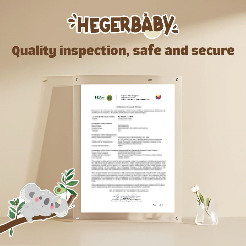 Hegerbaby Lip Face Balm & Lip Gloss Moisturizing Nourishing Non Sticky Gentle Safe for Kids