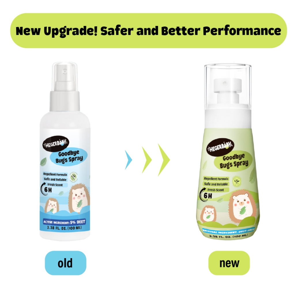 Hegerbaby Bugs Spray + Soothing Balm + Scar Gel | Mosquito Repellent, Itching Relief & Scar Care