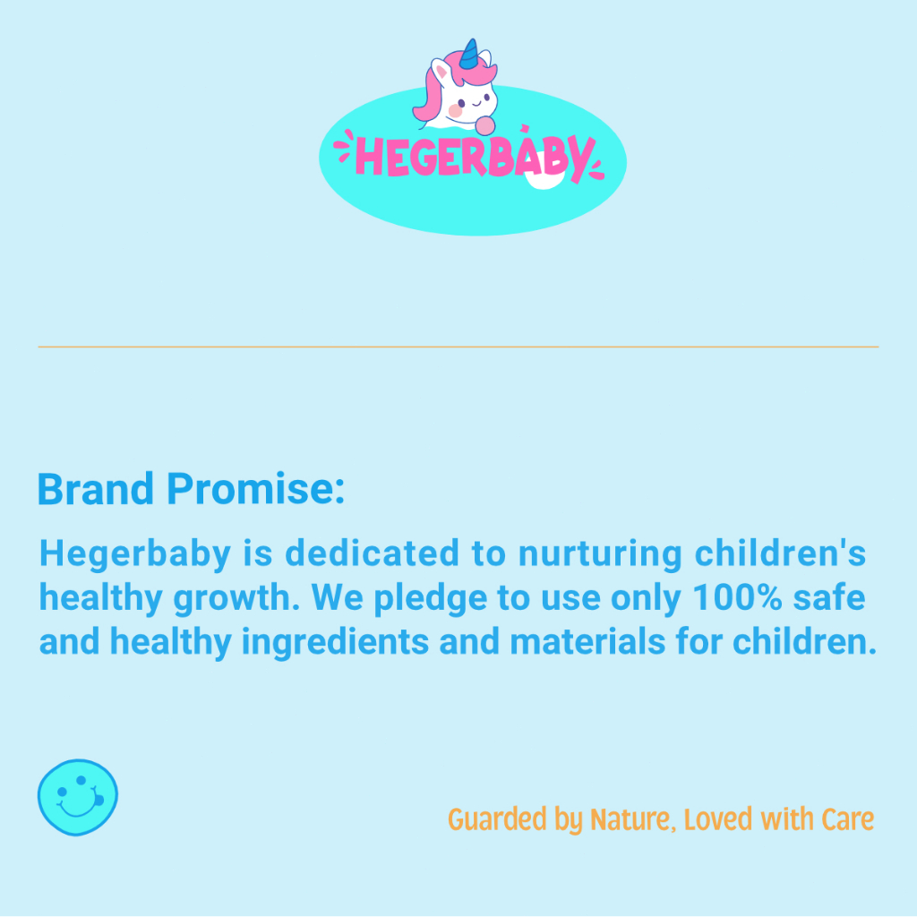 Hegerbaby Baby Powder - Pure Organic Plant Drying Refreshing Relieves Prickly Heat Cares Skin 140g