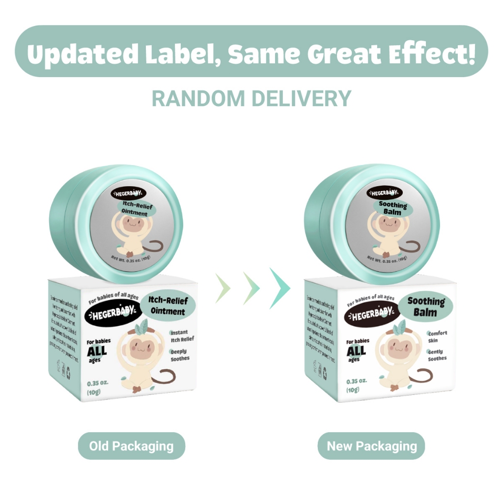 Hegerbaby Soothing Balm – Kids Infant Itch Relief Relieves Bug Bites, Repels Insects