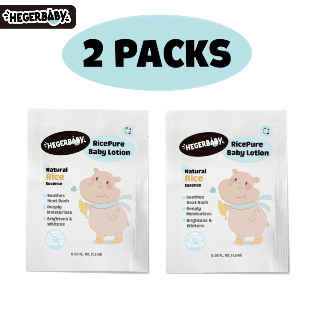 Hegerbaby RicePure Baby Lotion Prickly Heat Relief Trial Pack (1 piece 1.5ml) - Travel Essential