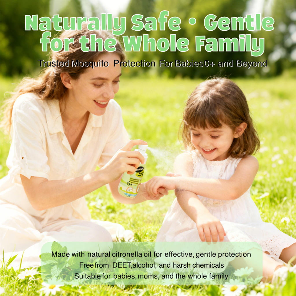 Hegerbaby Goodbye Bugs Spray – Natural Mosquito Repellent for Babies & Kids, Gentle & DEET-Free