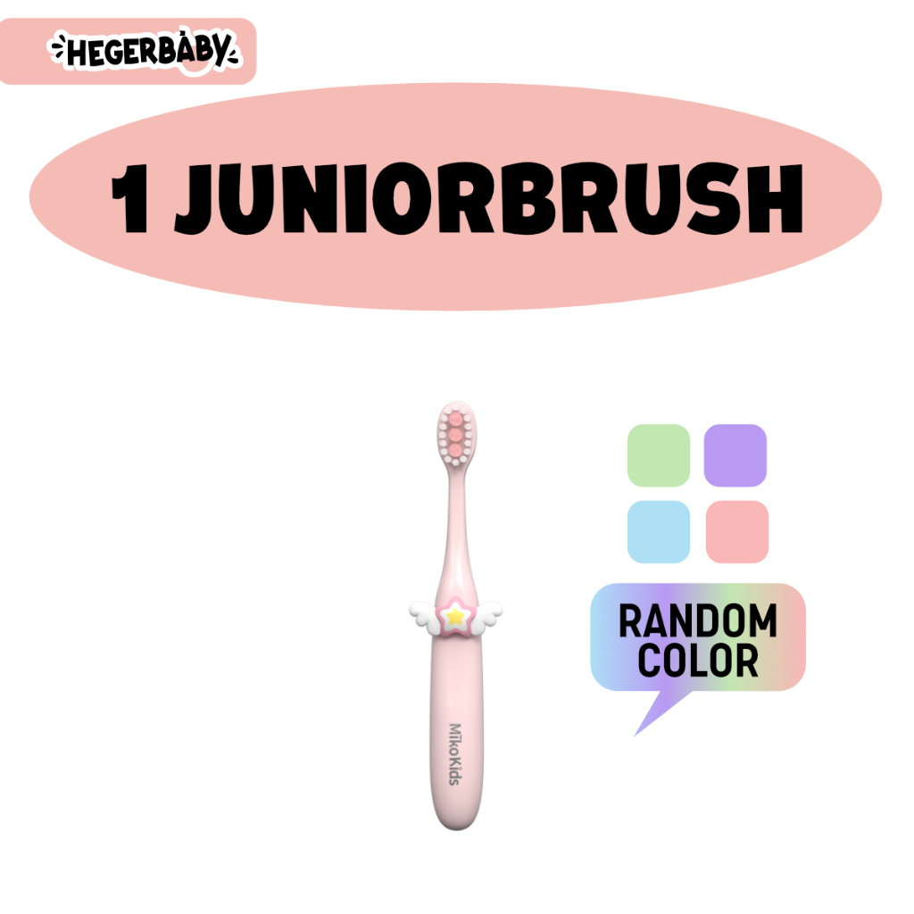 Hegerbaby JuniorTeeth Defender Toothpaste – Fluoride Vitamin C Anti-Yellow For Kids 6-12 Bubble Gum