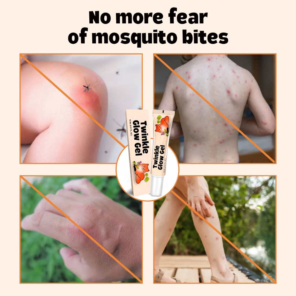 Hegerbaby Spotbye Twinkle Glow Gel - Mosquito Bite Scar Repair Cream for Kids, Safe, Non-Toxic 15ml