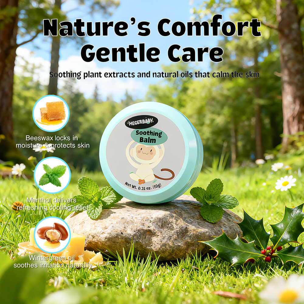 Hegerbaby Soothing Balm – Kids Infant Itch Relief Relieves Bug Bites, Repels Insects