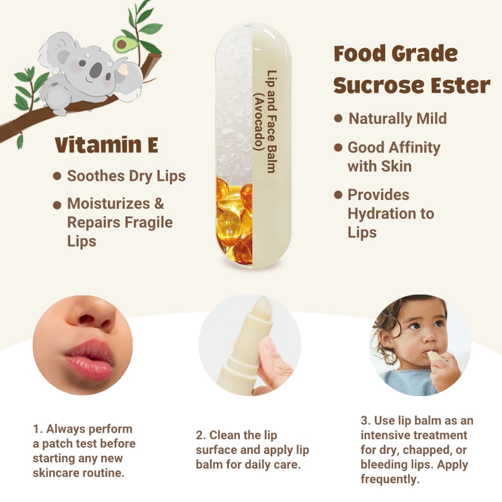 Hegerbaby Vaseline Lip Face Balm & Baby Lotion Set Moisturizing Soothing Gentle Skincare For Babies