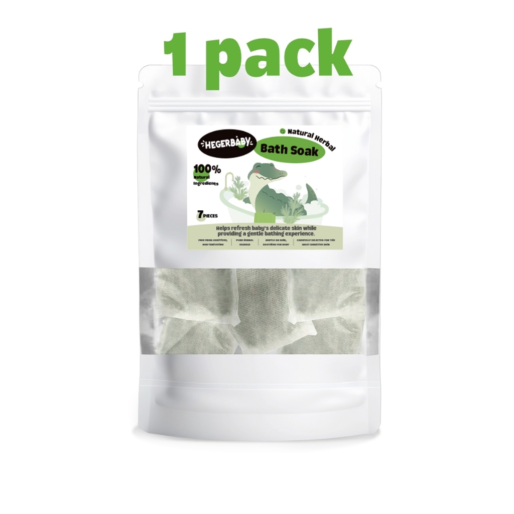 Hegerbaby Toothpaste + Bath Soak + Soothing Balm + Baby Lotion - Essential Care Package