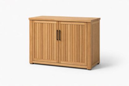 Wooden Double Door Storage Cabinet 80x40x75 cm