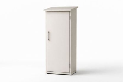 Single Door Steel Storage Cabinet Gray