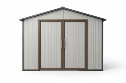 Outdoor Metal Storage Shed with Double Doors 4.3m x 2.4m