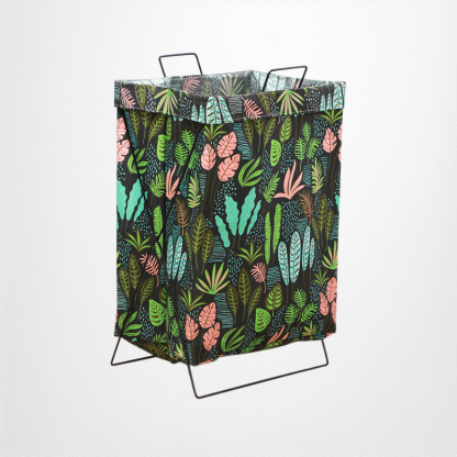 折りたたみ式金属製ランドリーバスケット