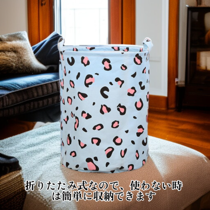 折りたたみ式ランドリー収納バスケット