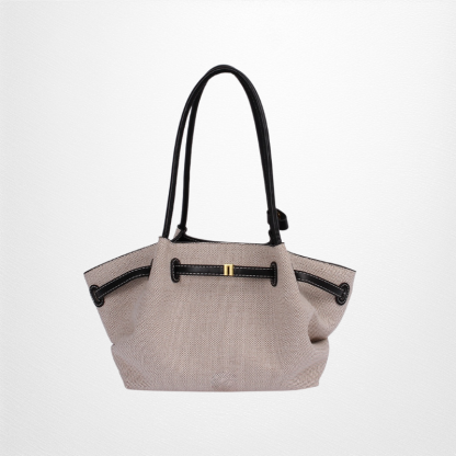 大容量キャンバスショルダーバッグ