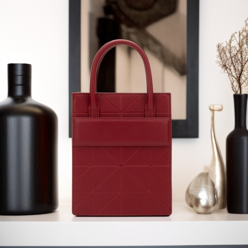 PUレディーススモールスクエアバッグ