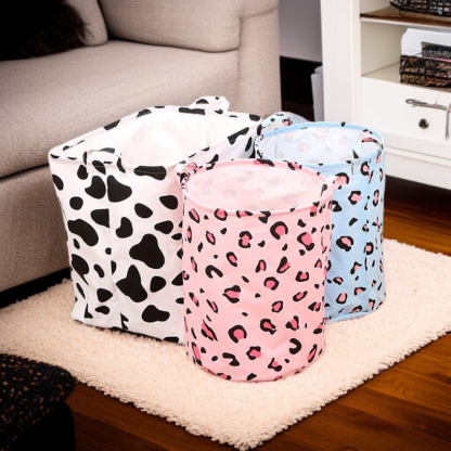 折りたたみ式ランドリー収納バスケット